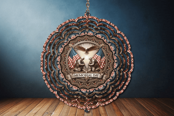 Download Memorial Day Wind Spinner - Memorial day Collection