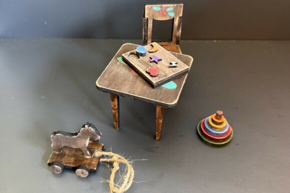 Download Dollhouse Playroom Furniture Toy Set - Premium Bundle