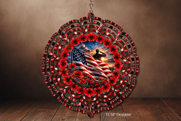 Download Memorial Day Soldier Wind Spinner - Memorial day Collection