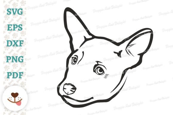 Download Basenji Puppy Dog Face Svg Dxf Cut Files - Dog Collection