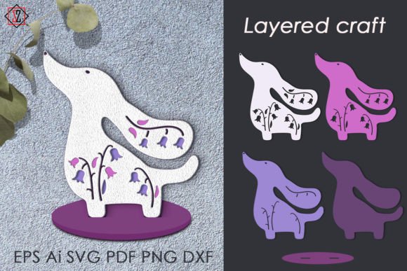 Download Layered Dog Craft / DIY Crafts - Dog Collection