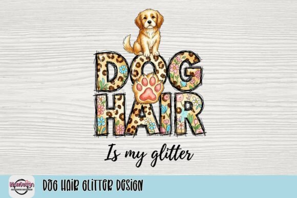 Download Dog Hair Glitter Design - Dog Collection